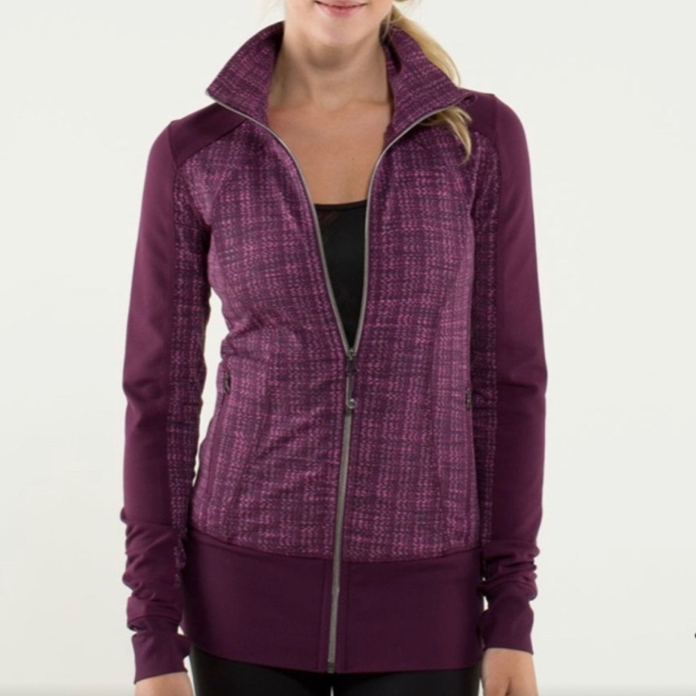 Lululemon Nice Asana Warm-up Jacket, size 4